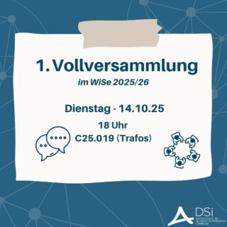 Der DSi lädt alle Mitglieder der Initiativen der Leuphana Universität Lüneburg zur 1. Vollversammlung im Jahr 2025 ein. Wir wollen mit euch die neuen Sprecher*innen wählen - kommt also zahlreich vorbei.

Wir freuen uns auf euch!🤍