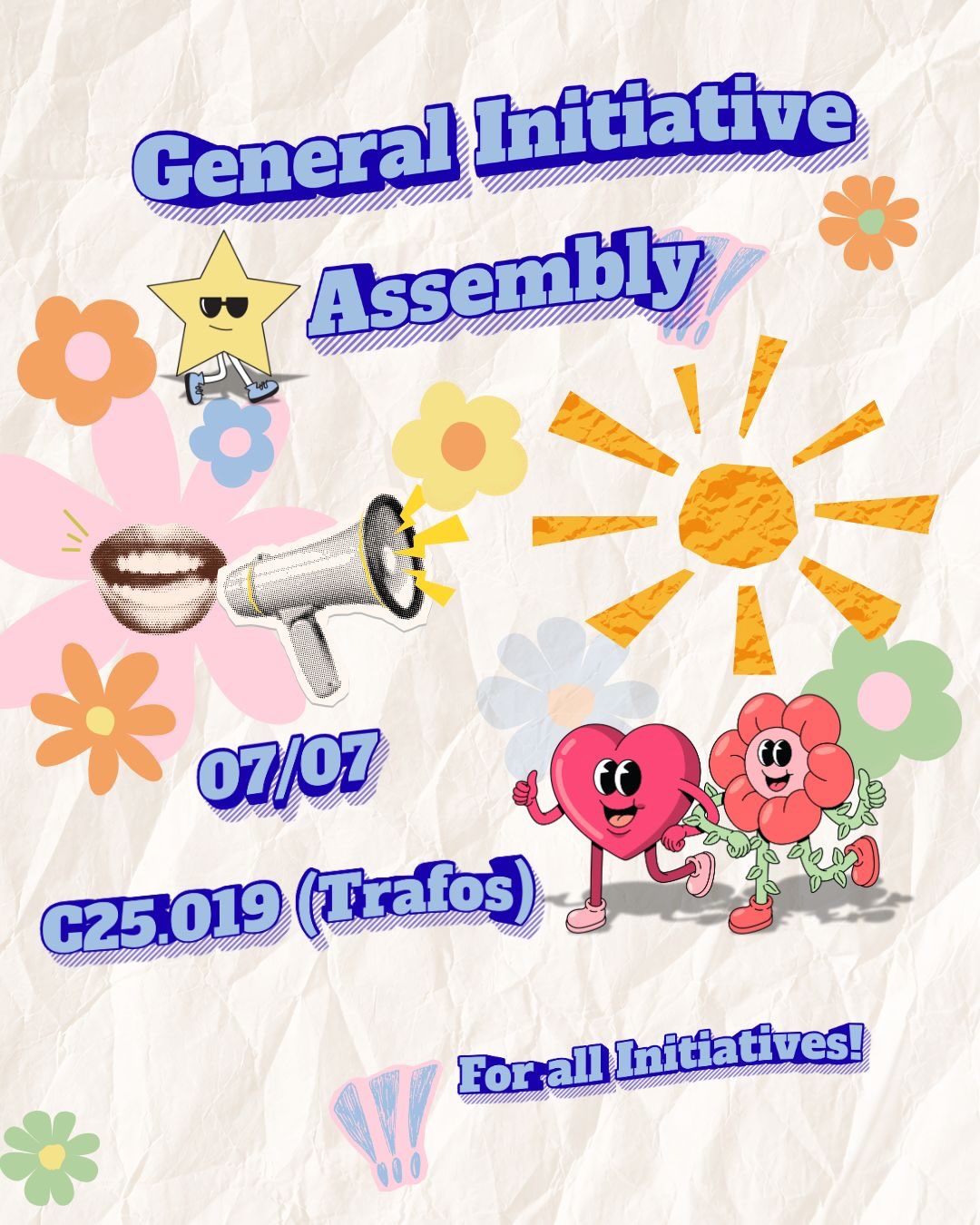 We are excited to see you at the last epic assembly of this semester!! ❤️❤️